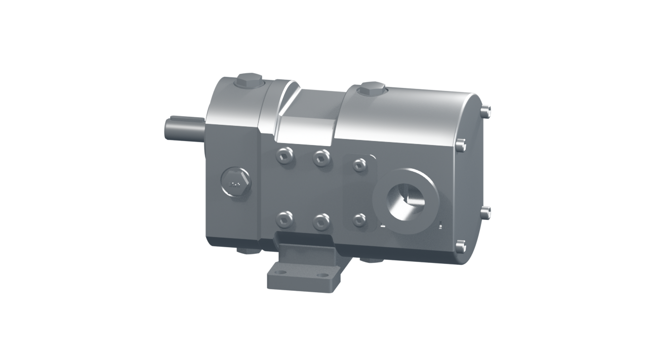 CRP10 rotary lobe pump 3D visualization